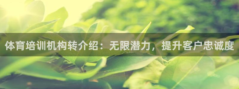 极悦娱乐代理怎么样啊：体育培训机构转介绍：无限潜力，