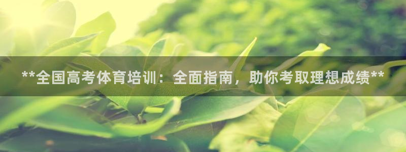 极悦娱乐负责人怎么样：**全国高考体育培训：全面指南