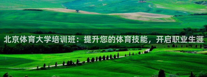 极悦娱乐创始人背景故事：北京体育大学培训班：提升您的