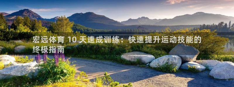 极悦平台：宏远体育 10 天速成训练：快速提升运动技
