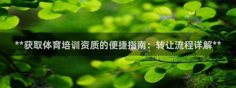 极悦娱乐分7O777：**获取体育培训资质的便捷指南