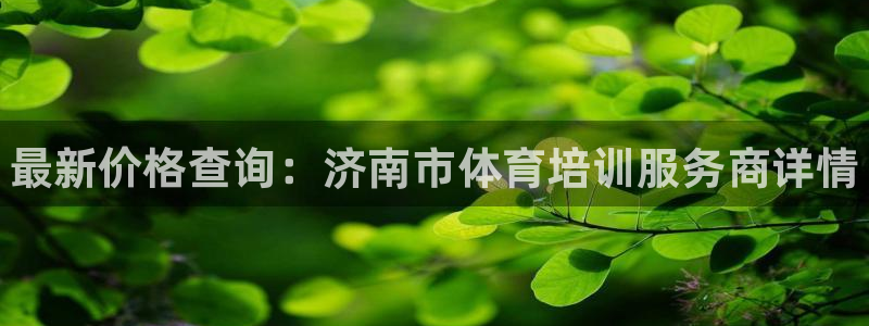极悦官网的登录方法有哪些：最新价格查询：济南市体育培